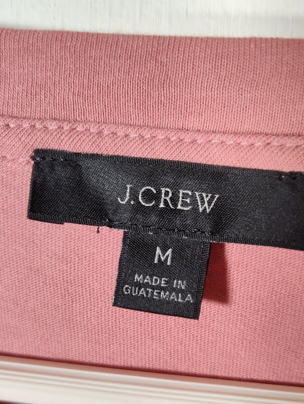 J. Crew Tiered dress in broken-in jersey pink babydoll mini M - Picture 8 of 10